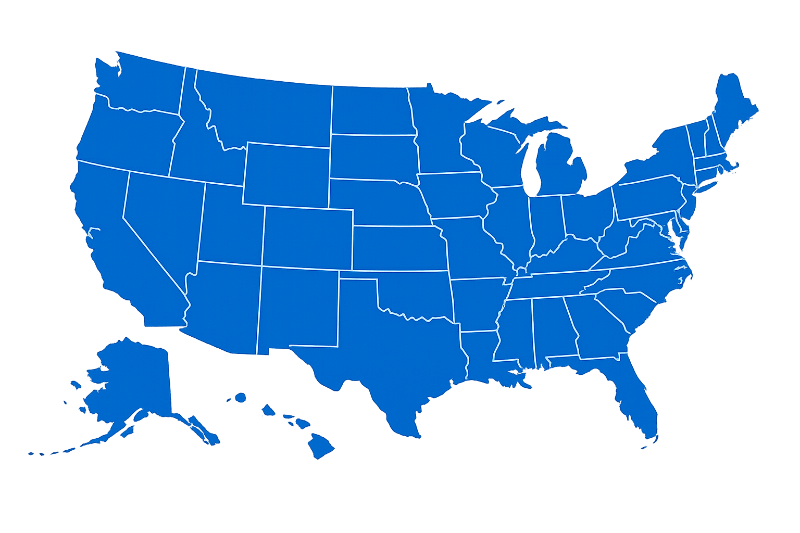 Service areas map New York